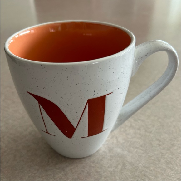 Other - M initial mug, dishwasher and microwave safe